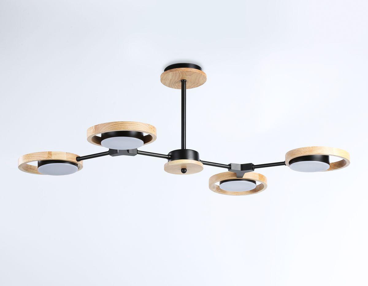потолочная светодиодная люстра ambrella light comfort linetech fl51611