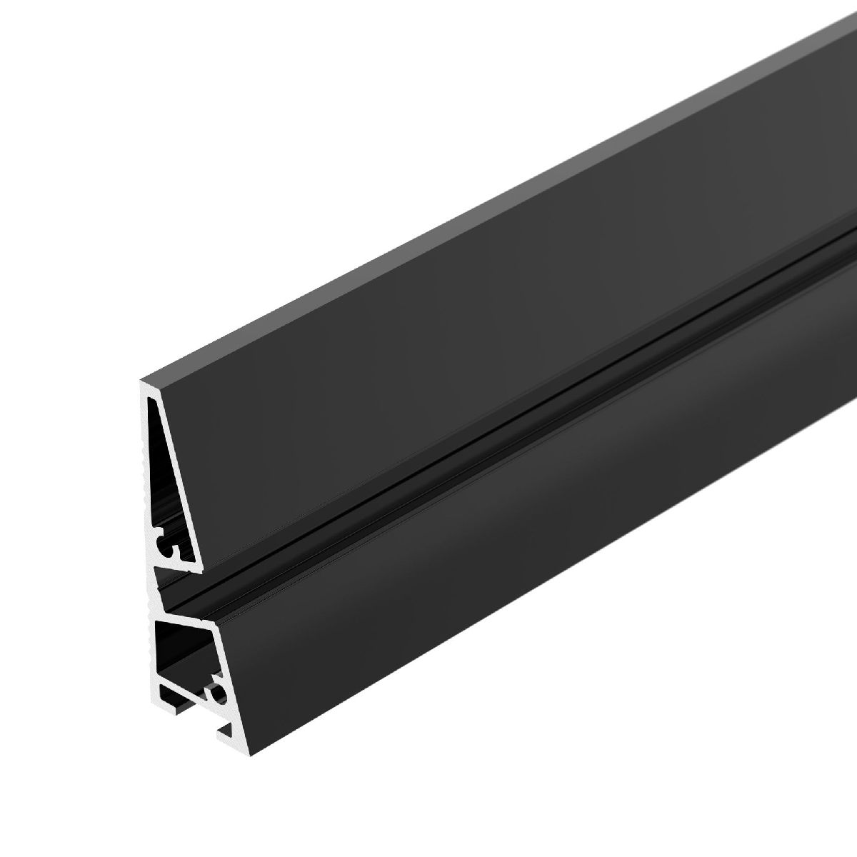 алюминиевый профиль arlight plintus-h40-2000 black 052398