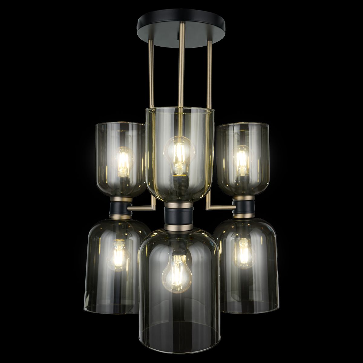 потолочная люстра 33 идеи chn901.03.amb17.abl-m67gc