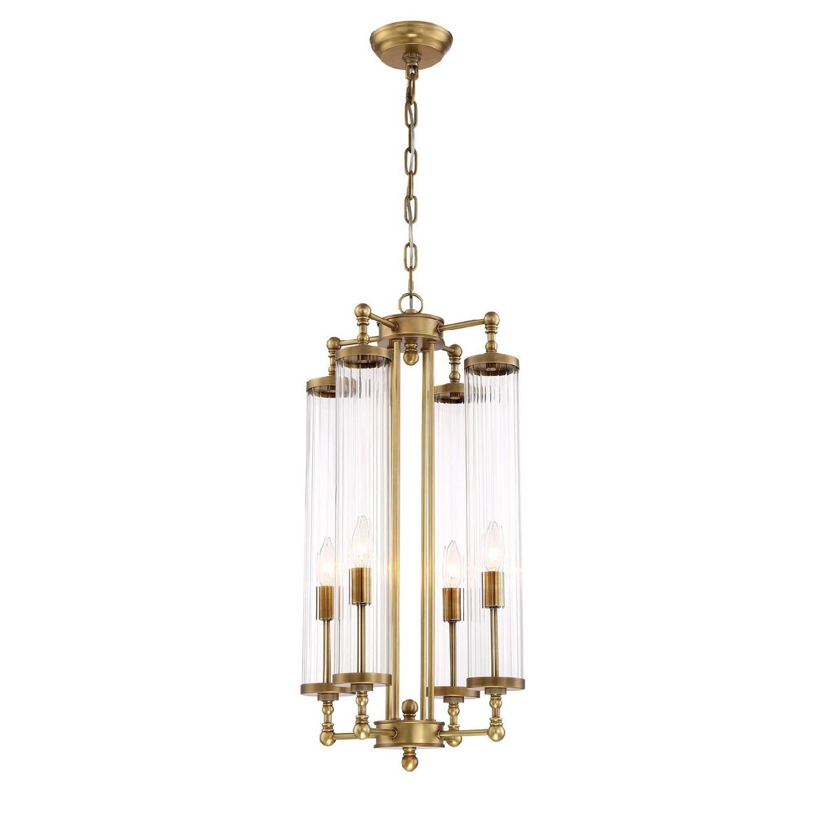 подвесная люстра delight collection regis bc404-4l gold