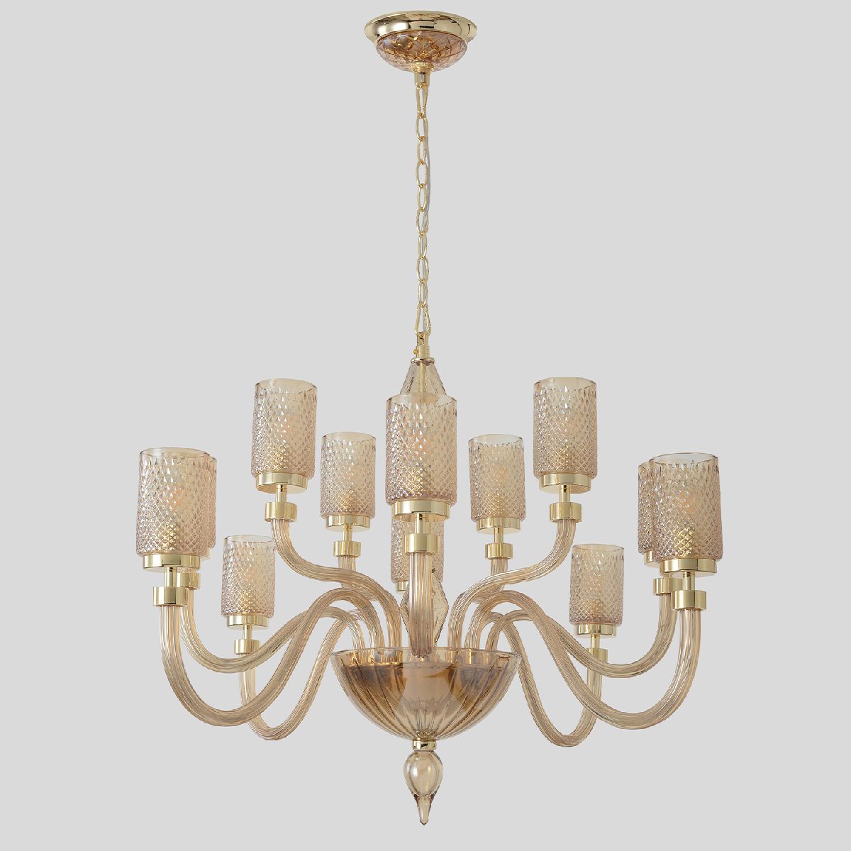подвесная люстра crystal lux silvestro sp12 amber