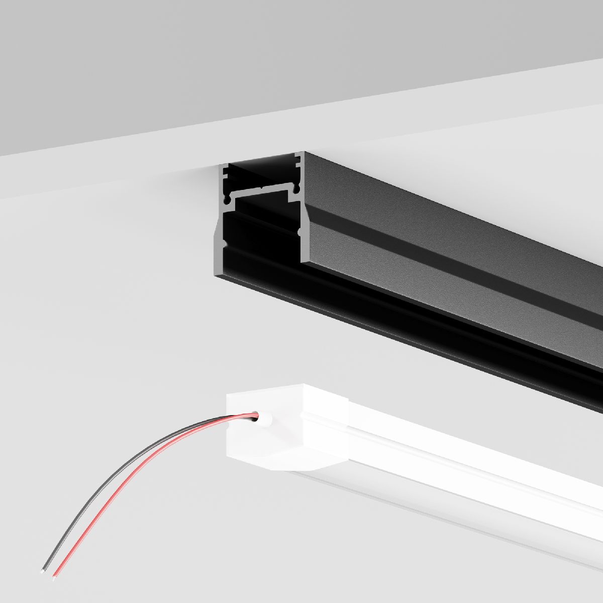 профиль для уличной трековой системы maytoni elasity o-tr001-p-b3m