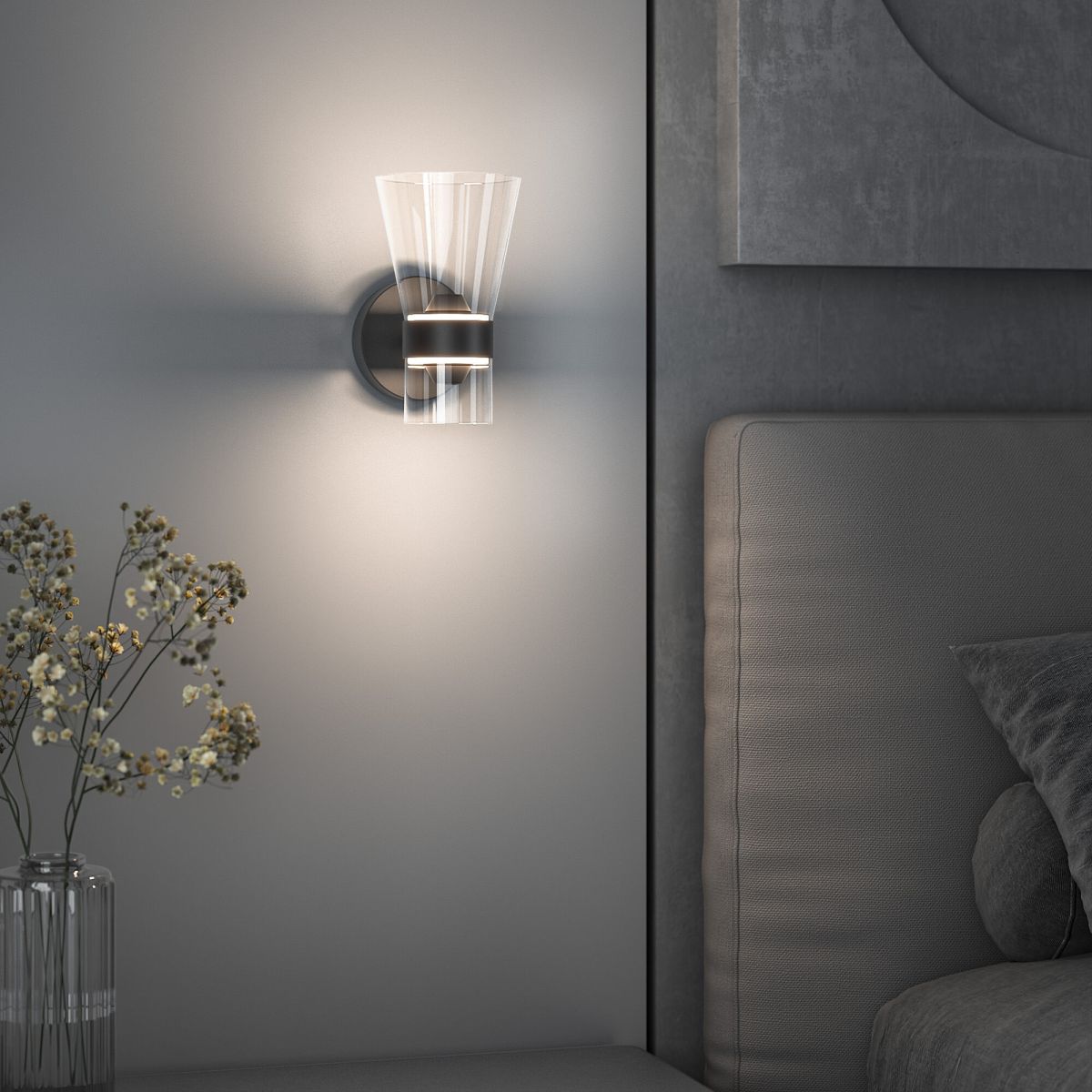 бра eurosvet 201053 led черный a071632