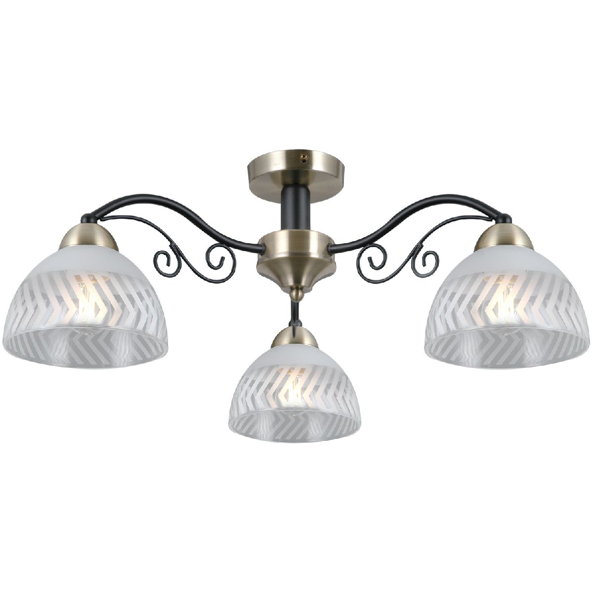 потолочная люстра illumico il0435-3csq-24 bk ab spica
