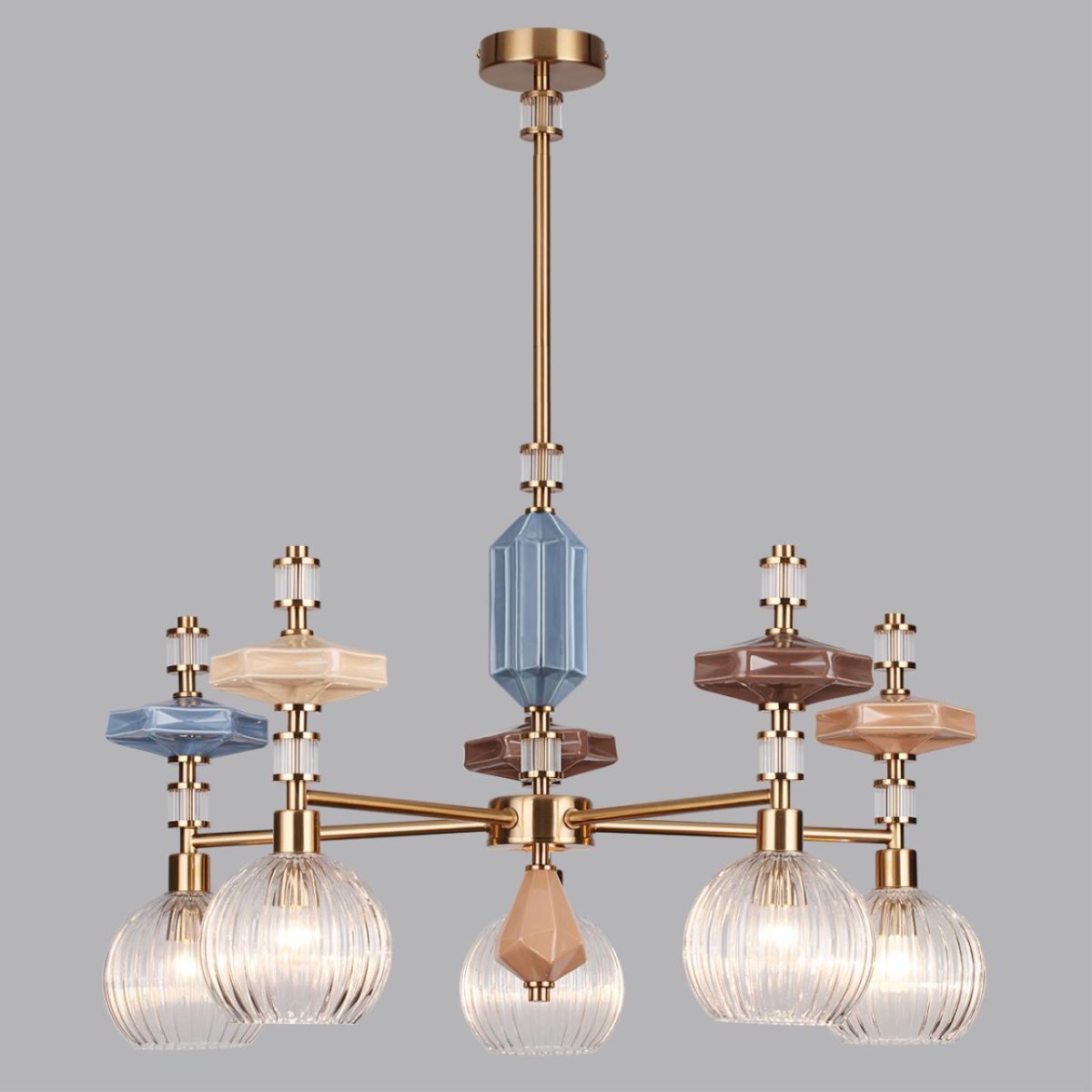 люстра на штанге odeon light modern terra 5414/5