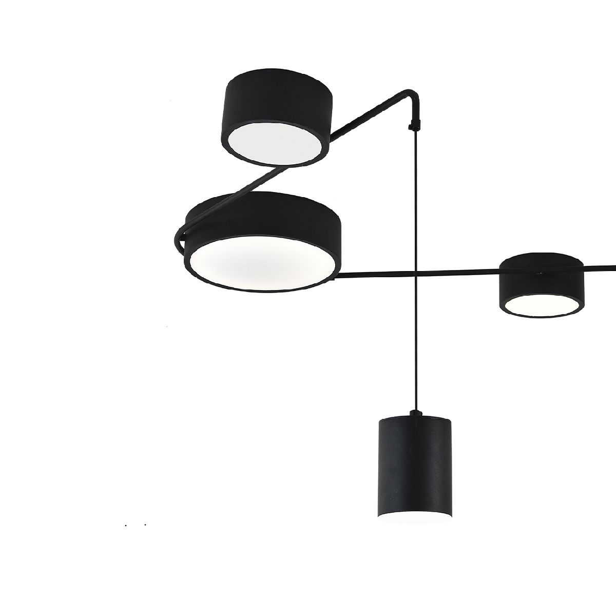 потолочный светильник indigo modulo 14028/5с black v000161l