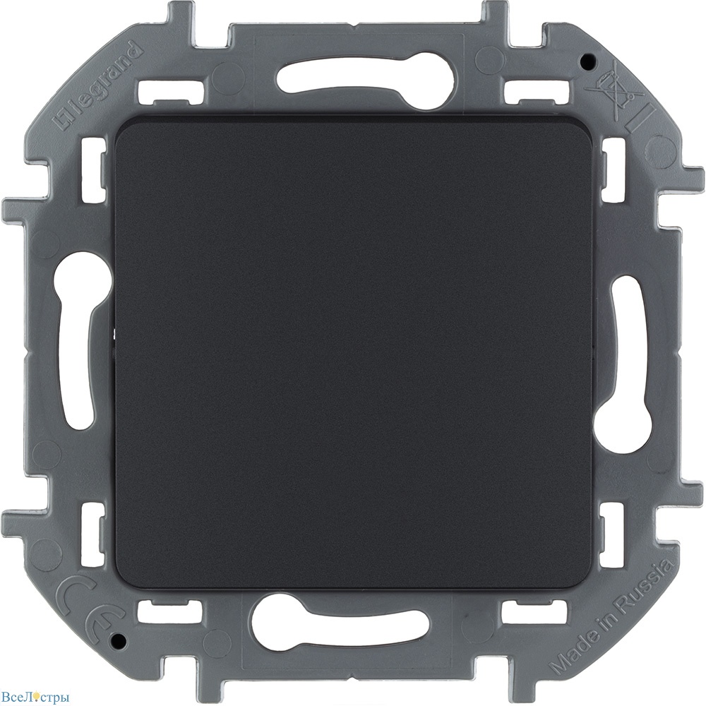 выключатель кнопочный одноклавишный legrand inspiria 673693