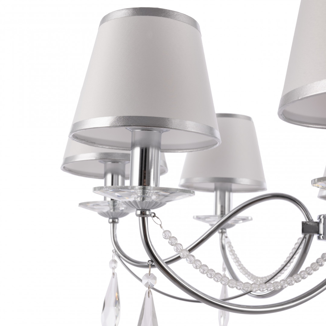 подвесная люстра arte milano 342109/8 cr+lwt