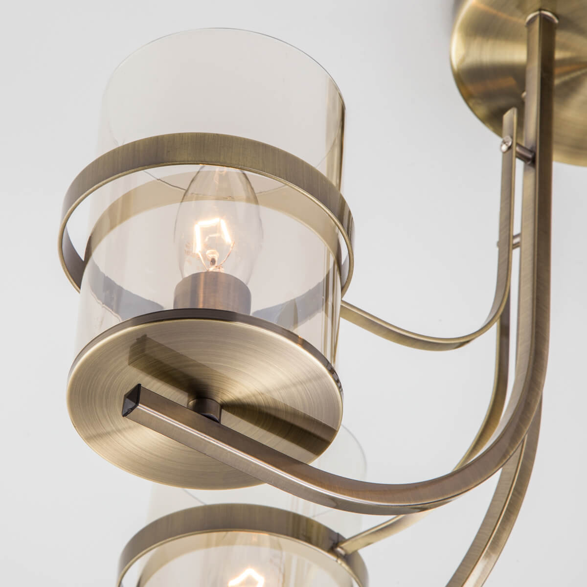 потолочная люстра eurosvet 60085/5 античная бронза