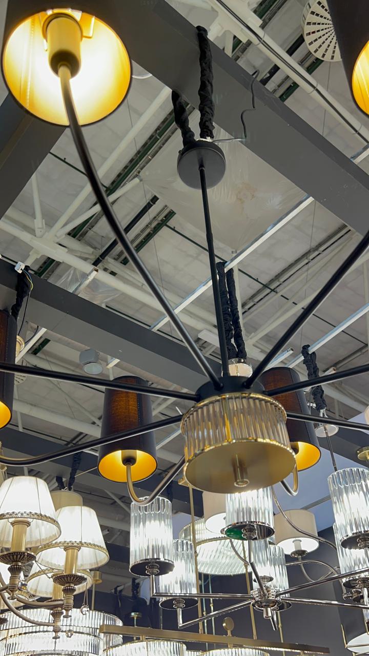 люстра на штанге kutek mood pesaro pes-zw-8 (cz)