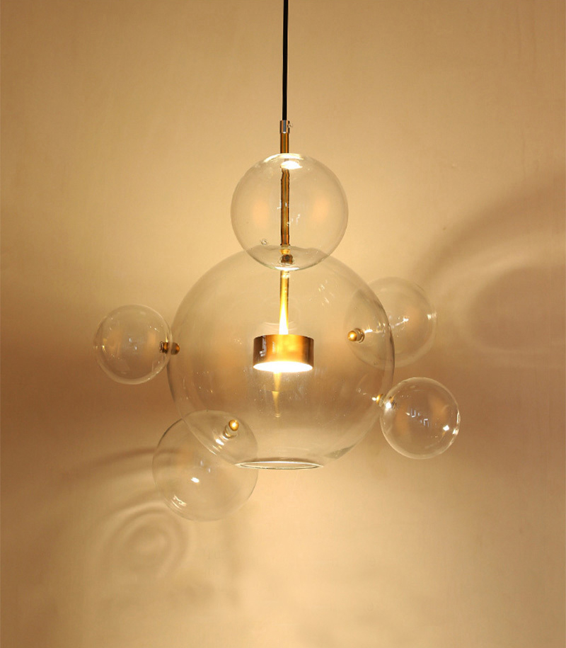 подвесной светильник delight collection bubbles kg0943p-1 gold