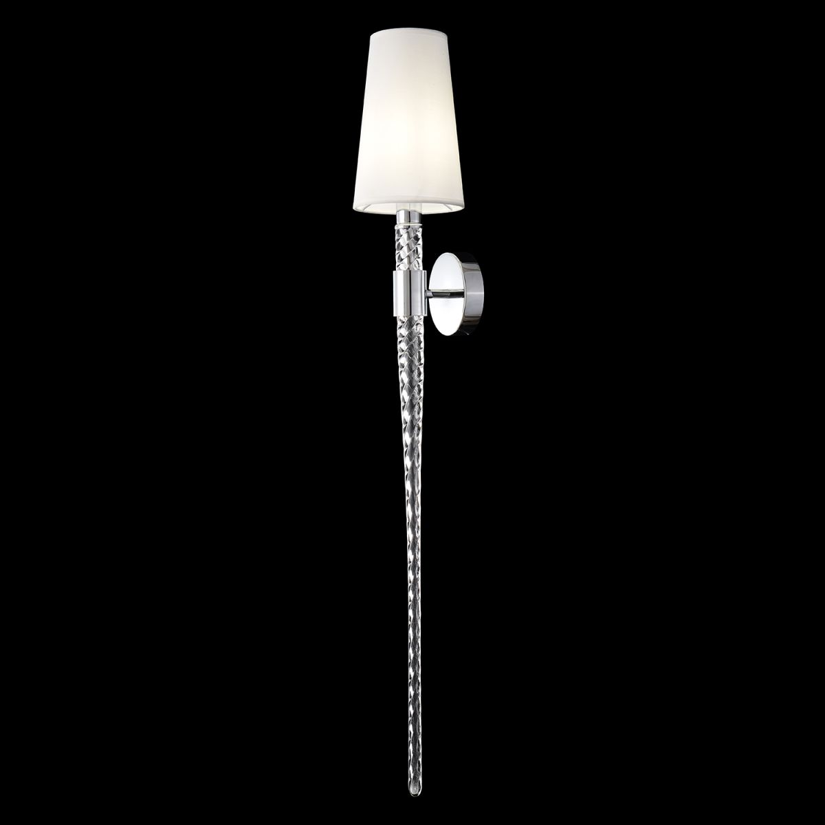 бра crystal lux luminous ap1 chrome