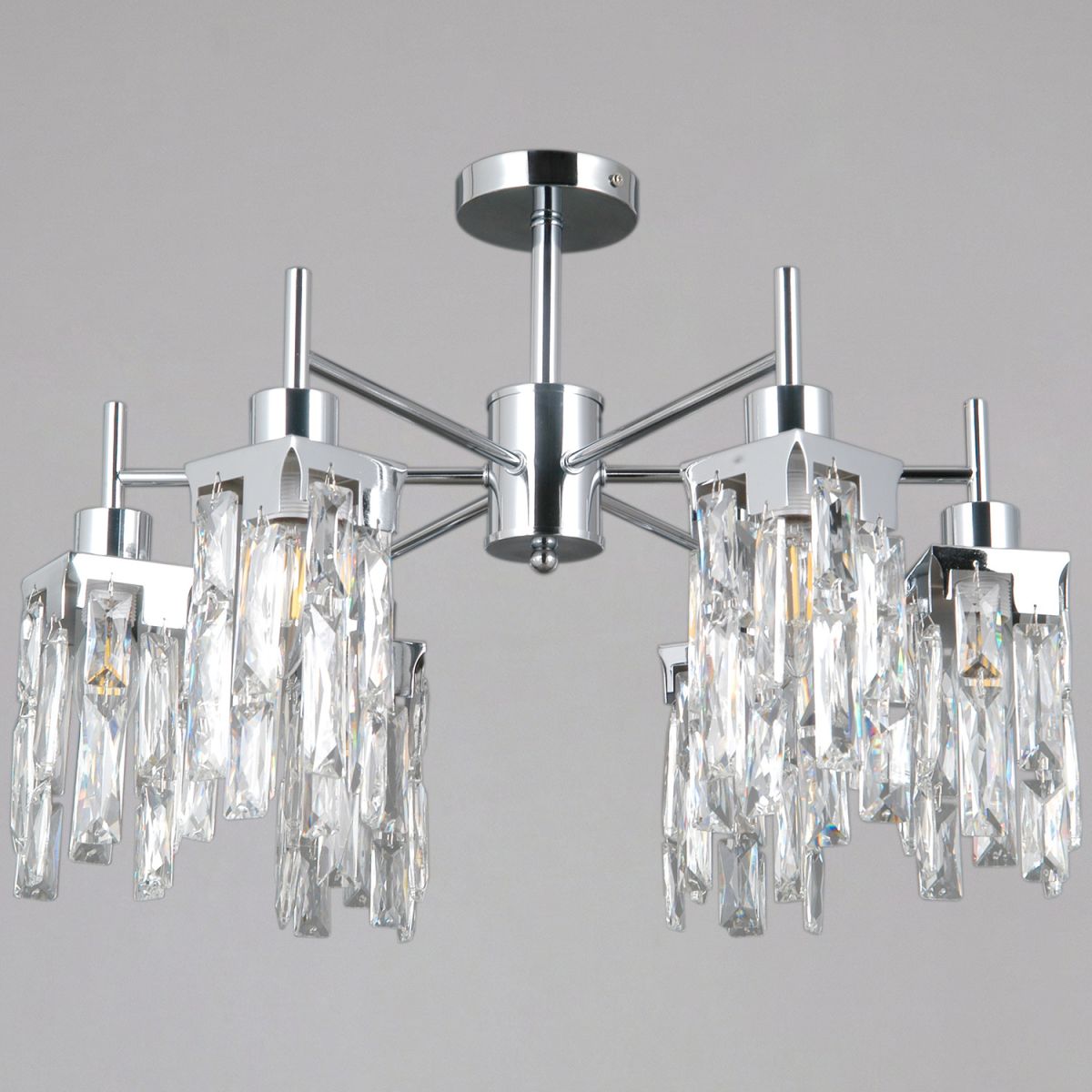 люстра на штанге illumico il3601-6csq-26 cr ds