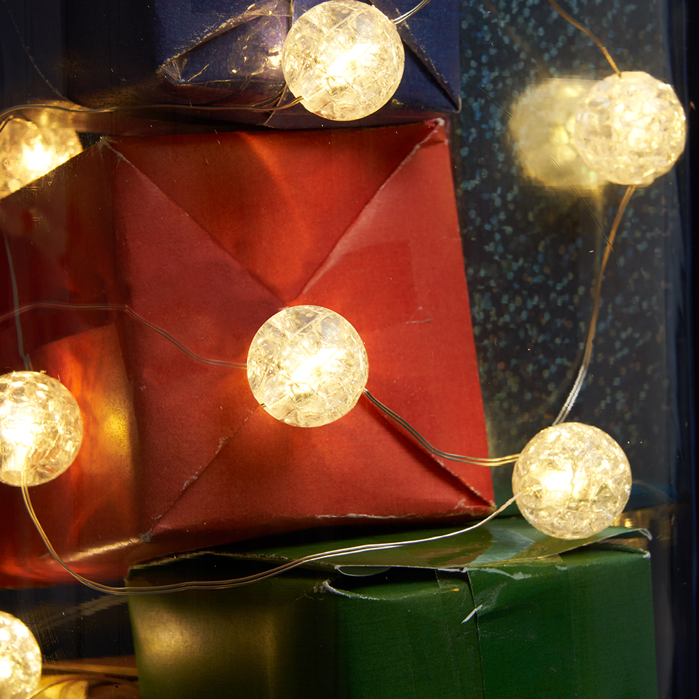 светодиодная гирлянда линейная лед шарики feron cl565 48611