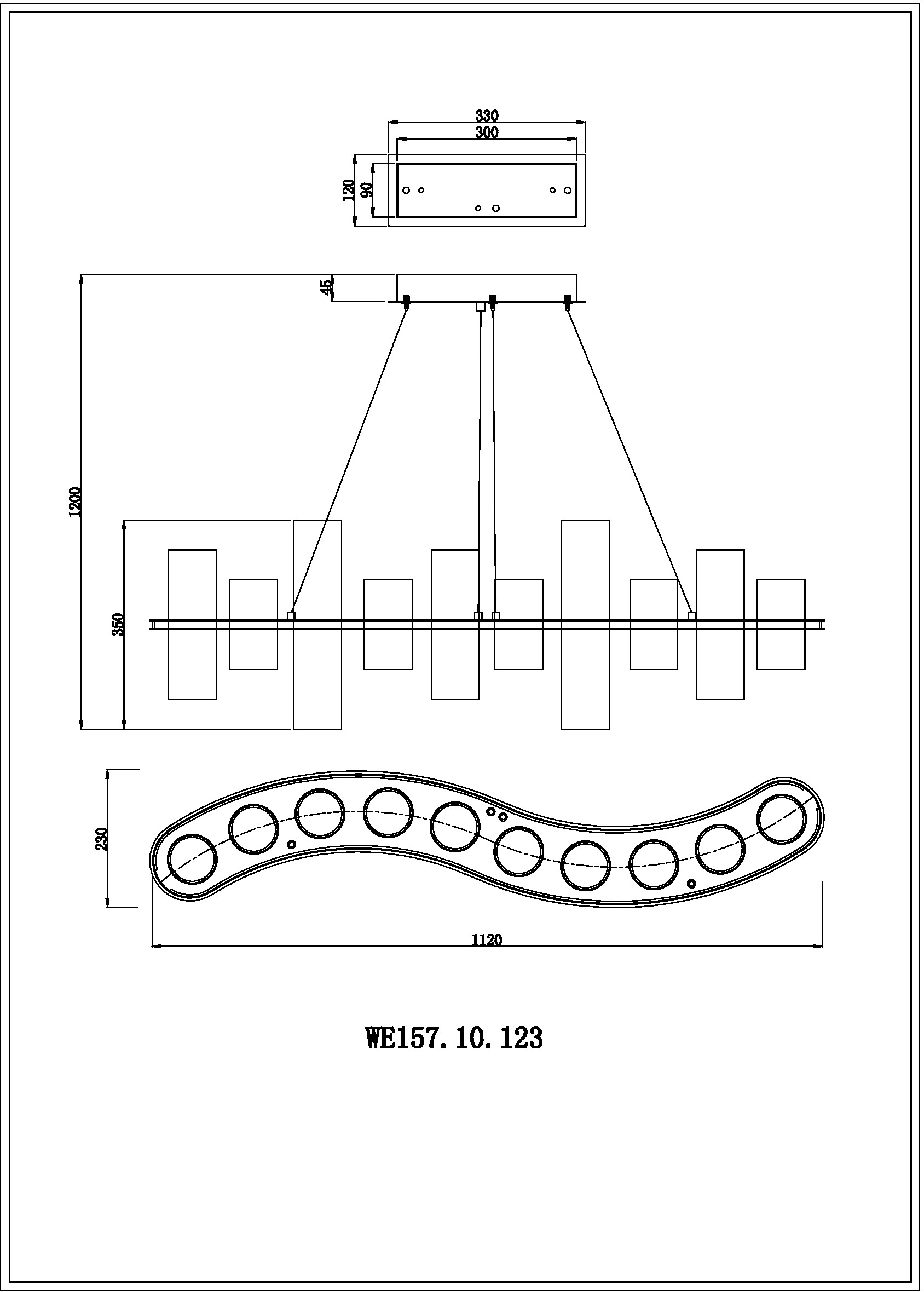 подвесная люстра wertmark paula we157.10.123