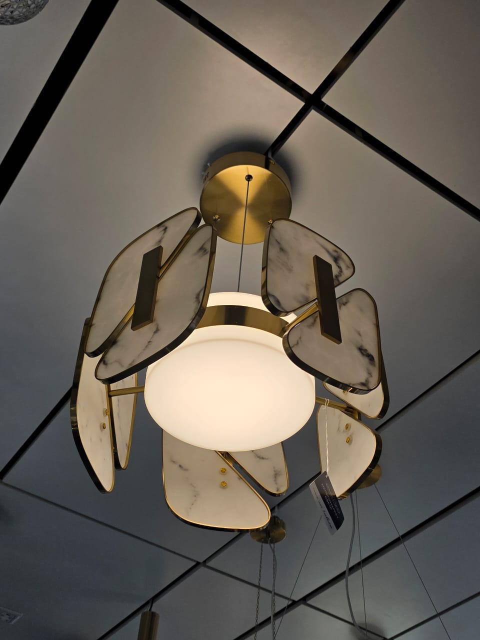 подвесная светодиодная люстра odeon light l-vision chiara 6638/45l