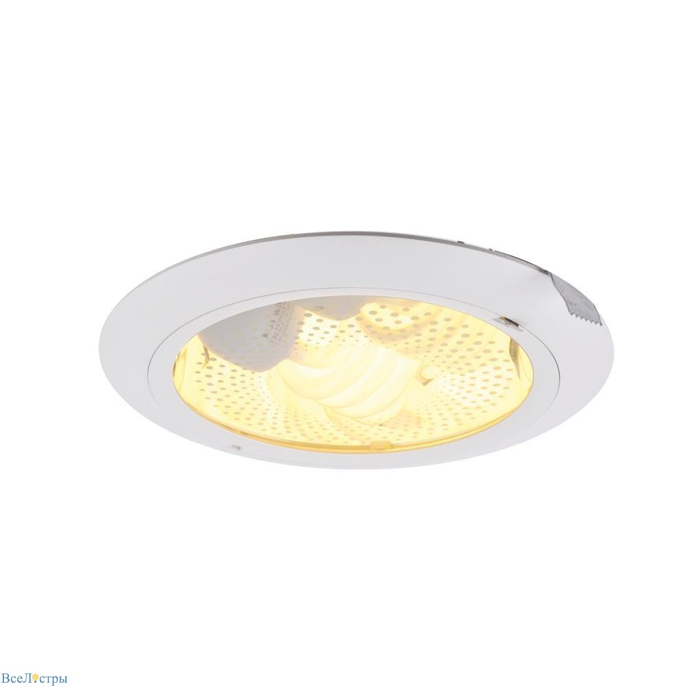встраиваемый светильник arte lamp downlights a8060pl-2wh