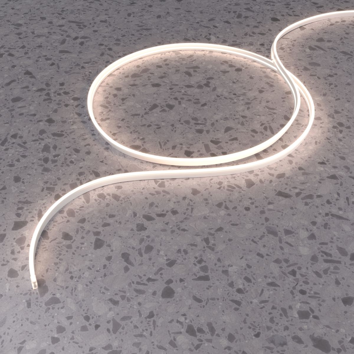 гибкий неон maytoni led strip 24в 10вт/м 3000k 5м ip67 432029