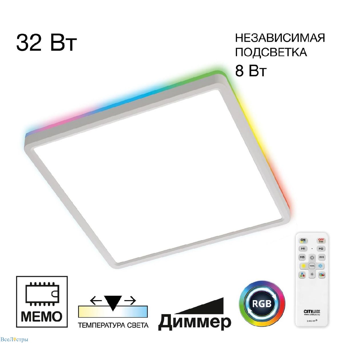 потолочный светильник citilux norma cl749k300