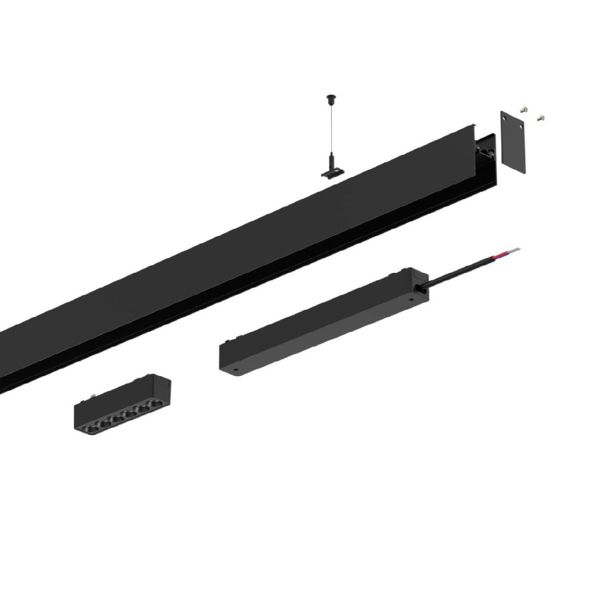 шинопровод накладной высокий aployt magnetic track 48 apl.0172.00.300