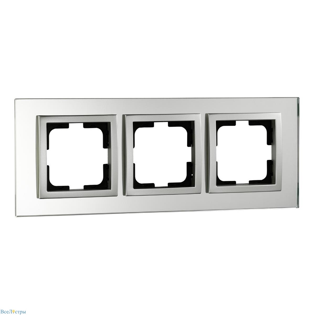 рамка 3-постовая mono electric style glass зеркало 107-700000-162