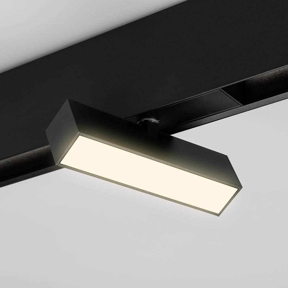 трековый светодиодный светильник для магнитного шинопровода arlight mag-flat-fold-45-s205-6w day4000 026988