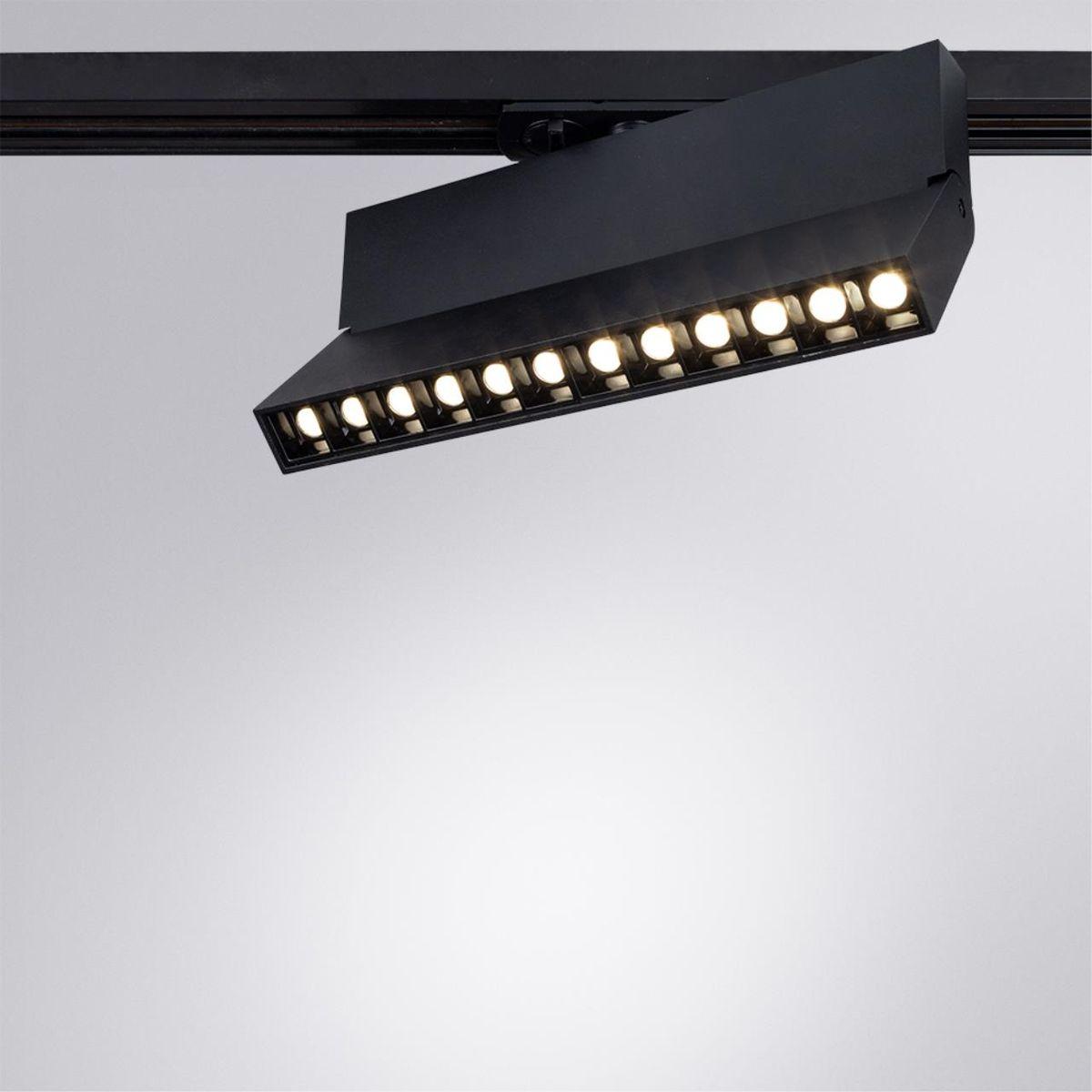 трековый светодиодный светильник arte lamp flash a4573pl-1bk