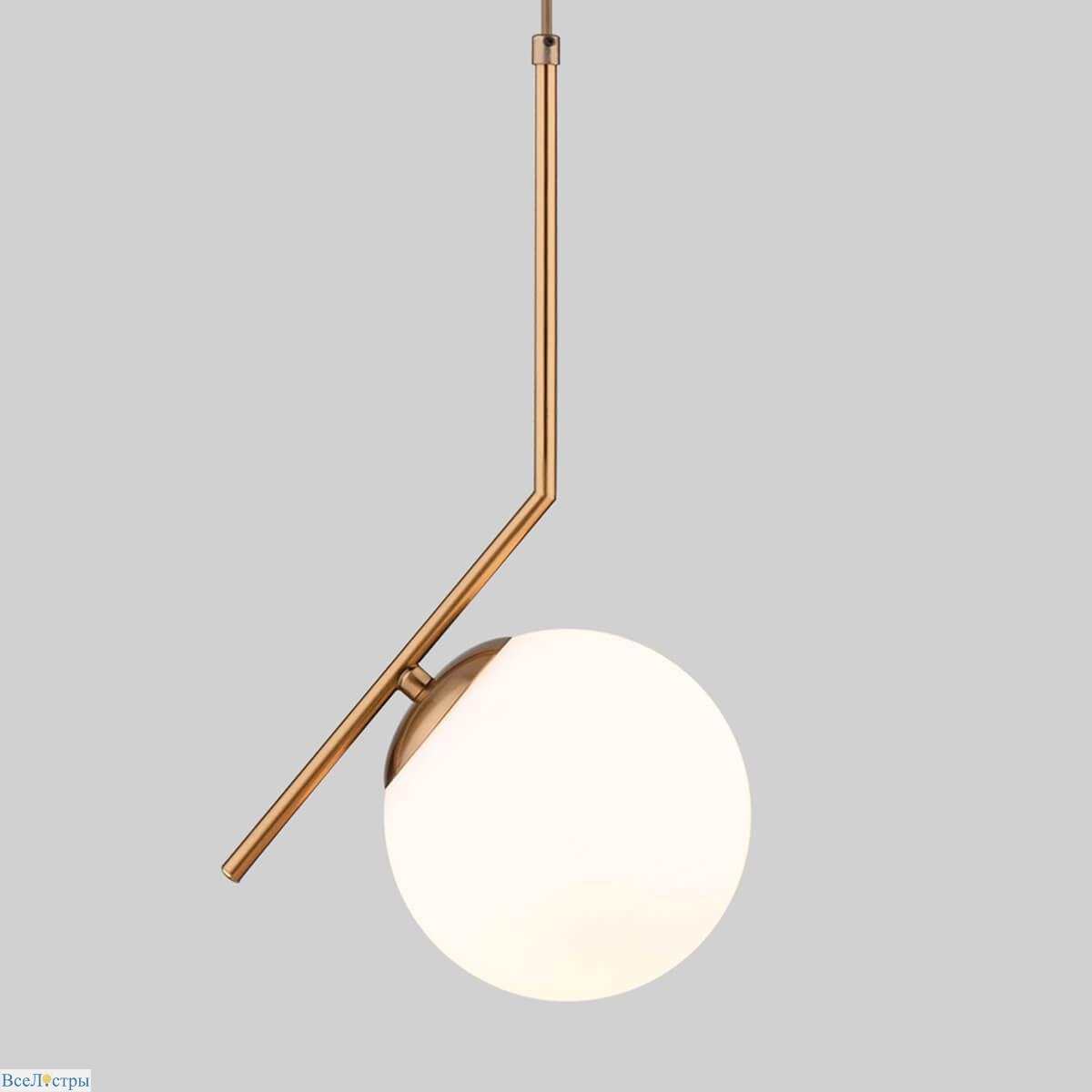 подвесной светильник eurosvet frost 50153/1 латунь