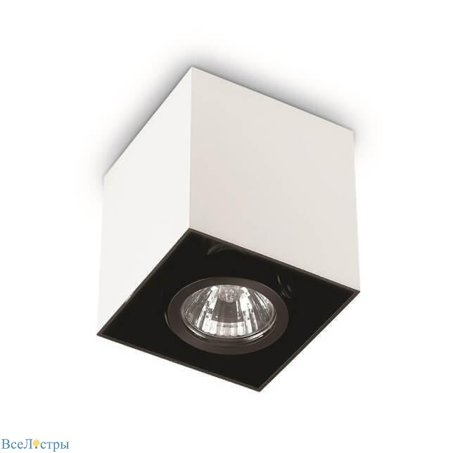 потолочный светильник ideal lux mood pl1 d09 square bianco