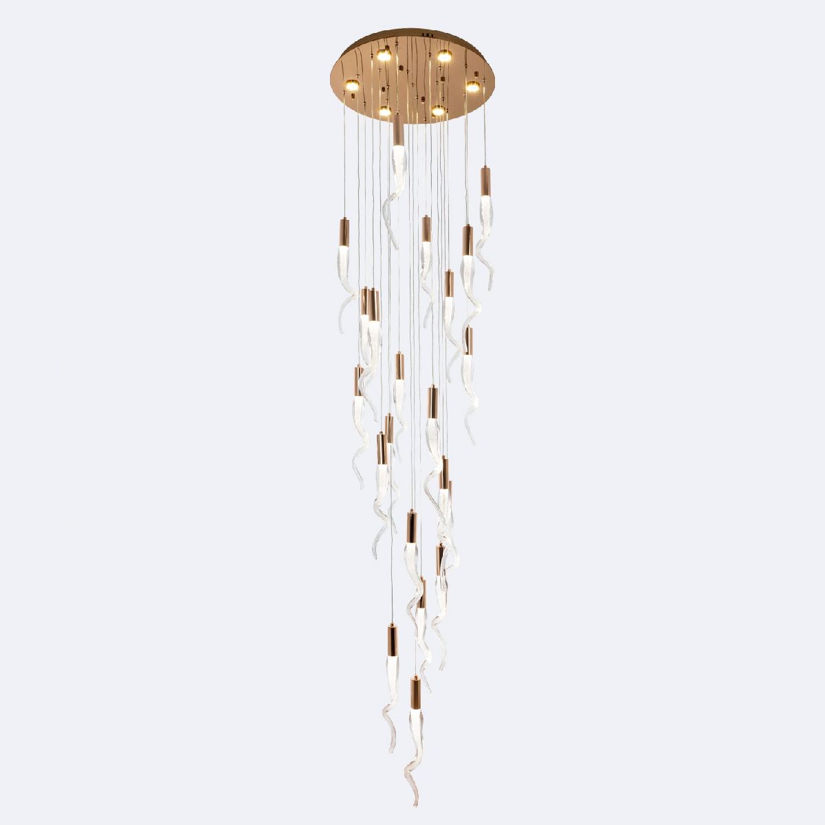 каскадная люстра modestyle ms.89135.21 gd