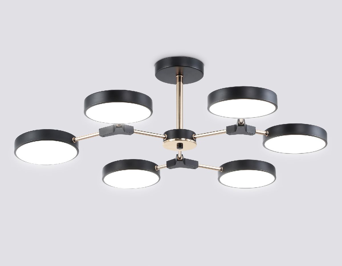люстра на штанге ambrella light linetech comfort fl516334