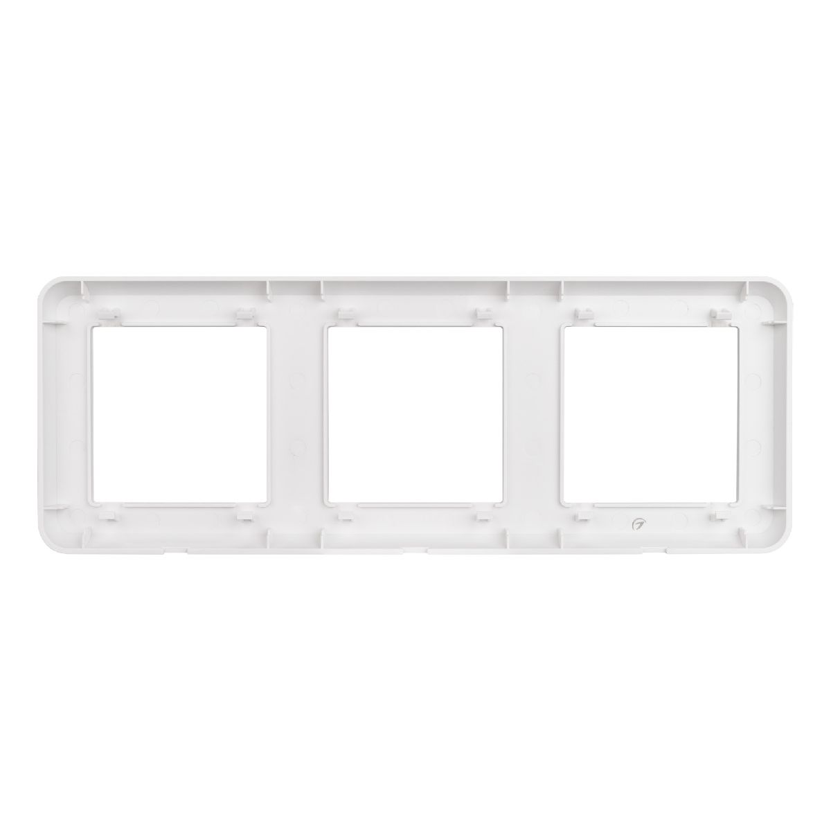 рамка трехместная arlight frm-versa-pl-3-wh 043782