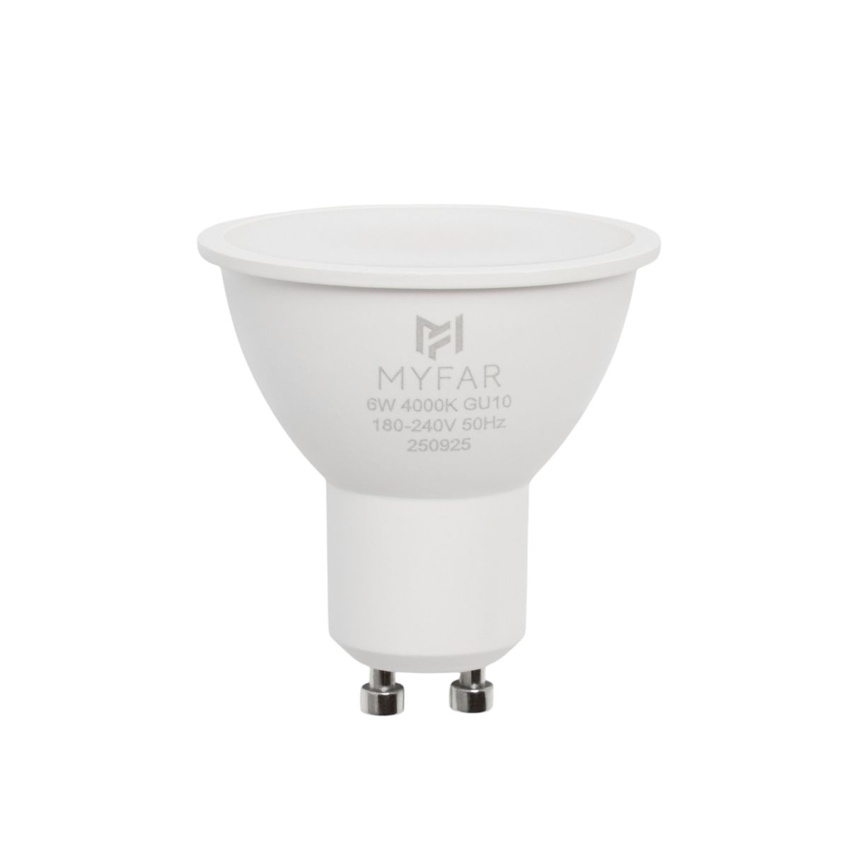 лампочка светодиодная myfar базиc gu10 mb1202gu10-6w4k