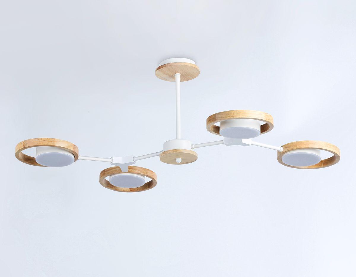 потолочная светодиодная люстра ambrella light comfort linetech fl51609