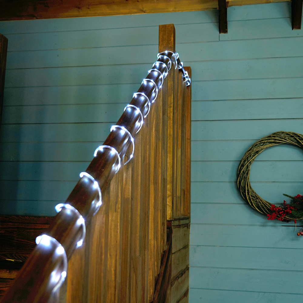 светодиодная гирлянда линейная мини дюралайт feron cl587 51461