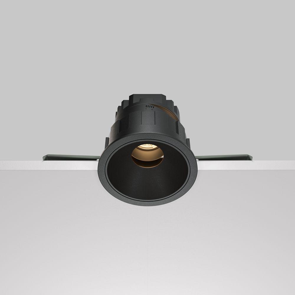 встраиваемый светодиодный светильник maytoni technical wise dl057-10w3k-b