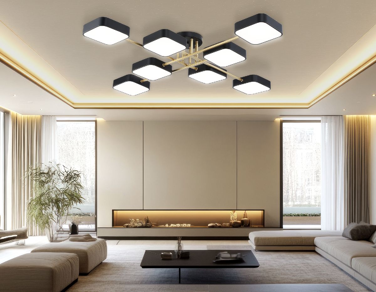 потолочная люстра ambrella light linetech comfort fl516348