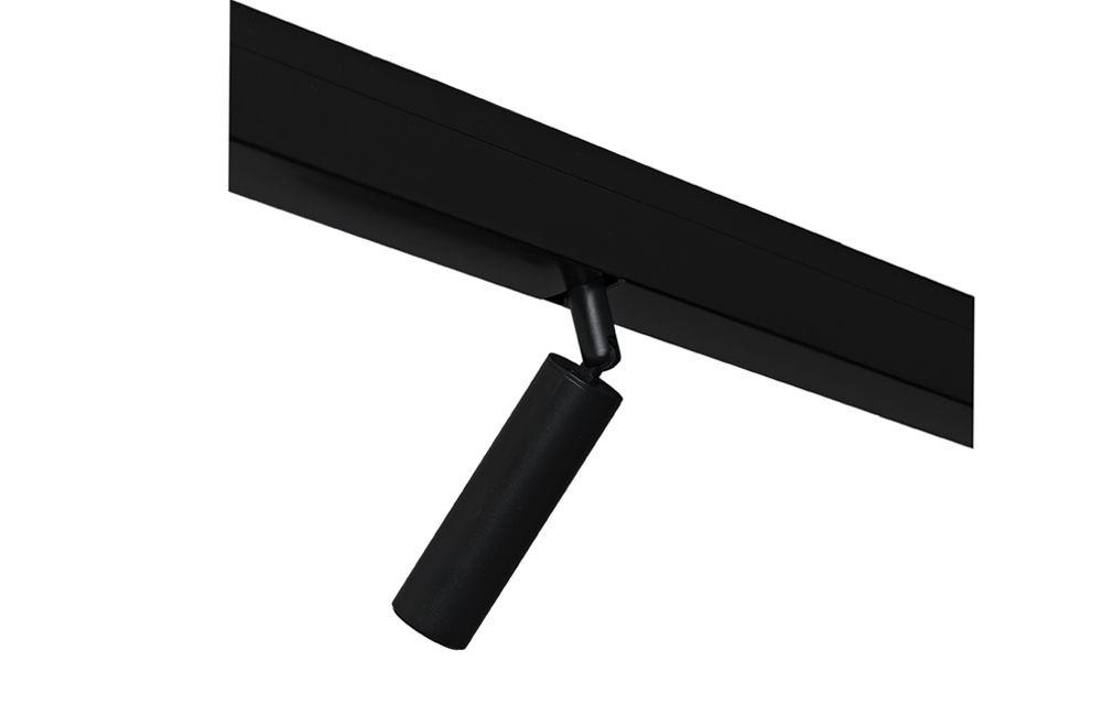 трековый светодиодный светильник для магнитного шинопровода crystal lux clt 0.33 003 6w bl 4000k