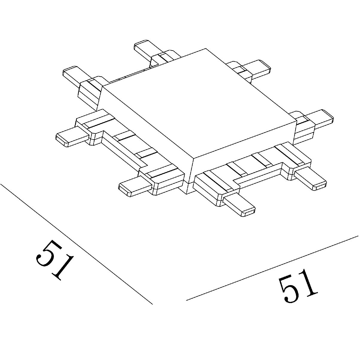 коннектор swg pro cn-slim-bl-x 022070