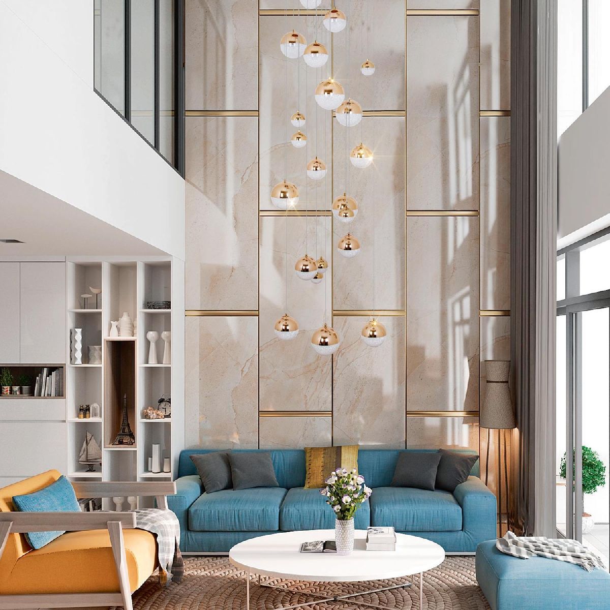 каскадная люстра modelux ml.88938.25 gd