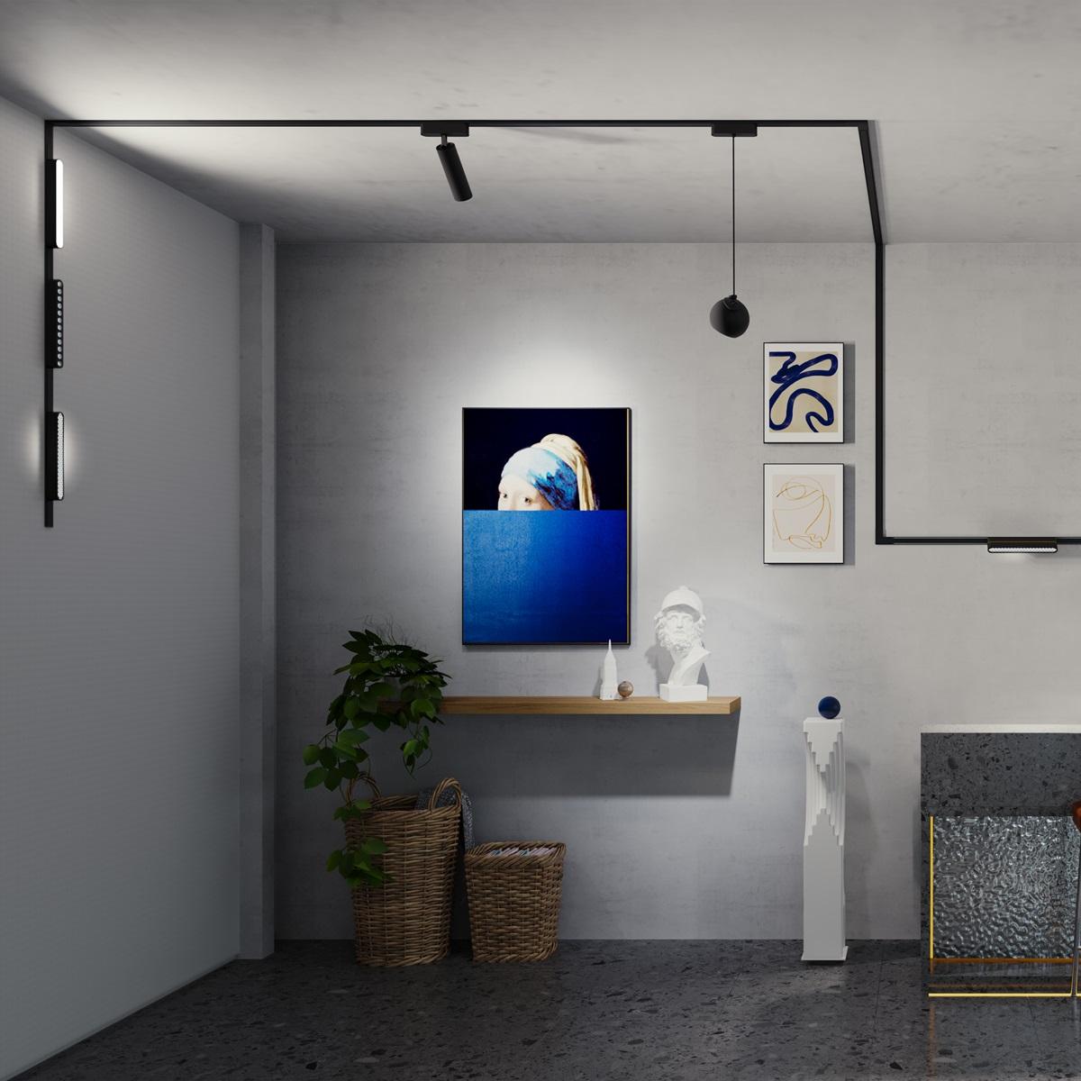 трековый светодиодный светильник novotech shino smal 359076