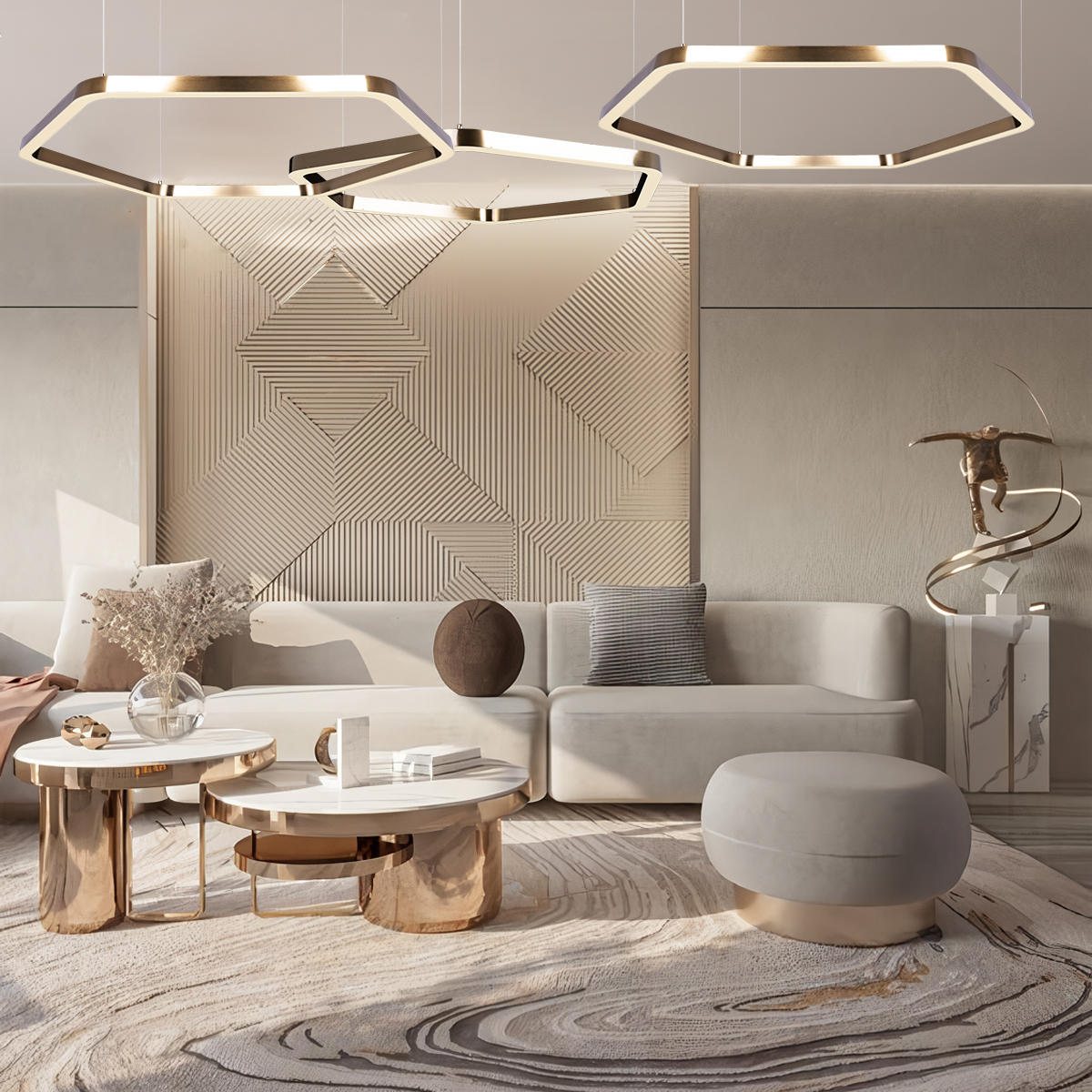 подвесная люстра loft it titanium 10243m gold