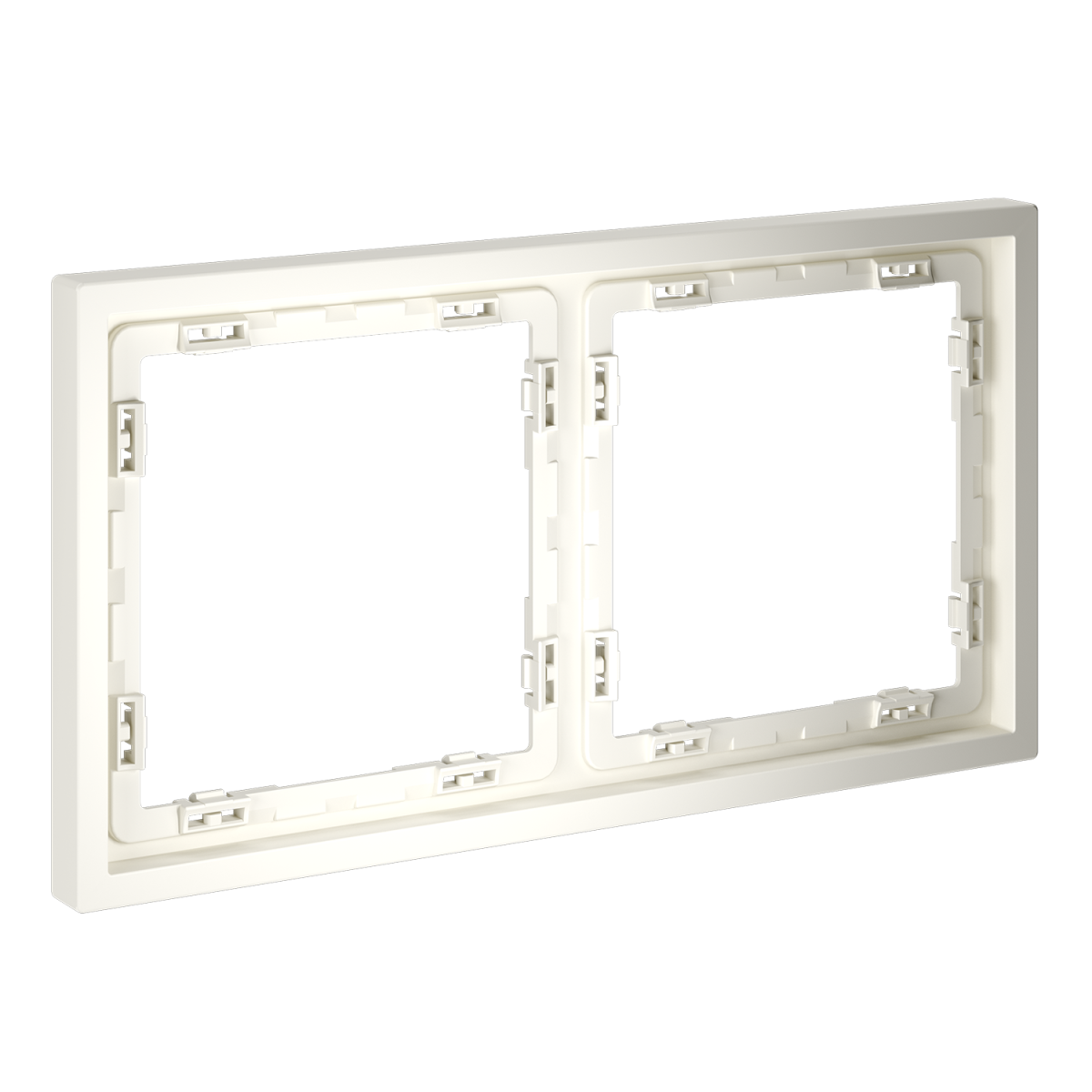 рамка пластиковая voltum s70 на 2 пост, (хлопок) vls100213
