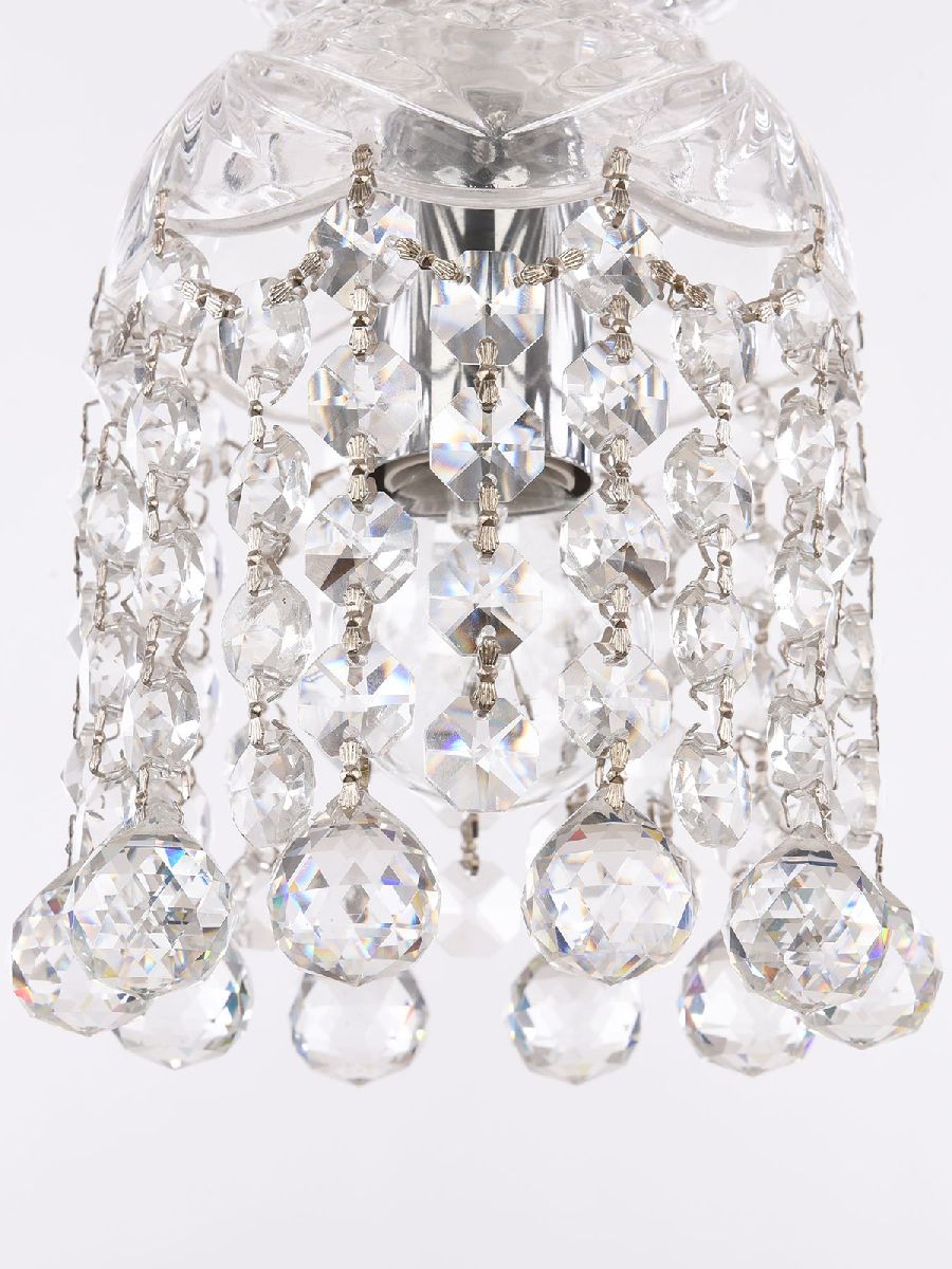 подвесной светильник bohemia ivele crystal 14781p/11 ni balls