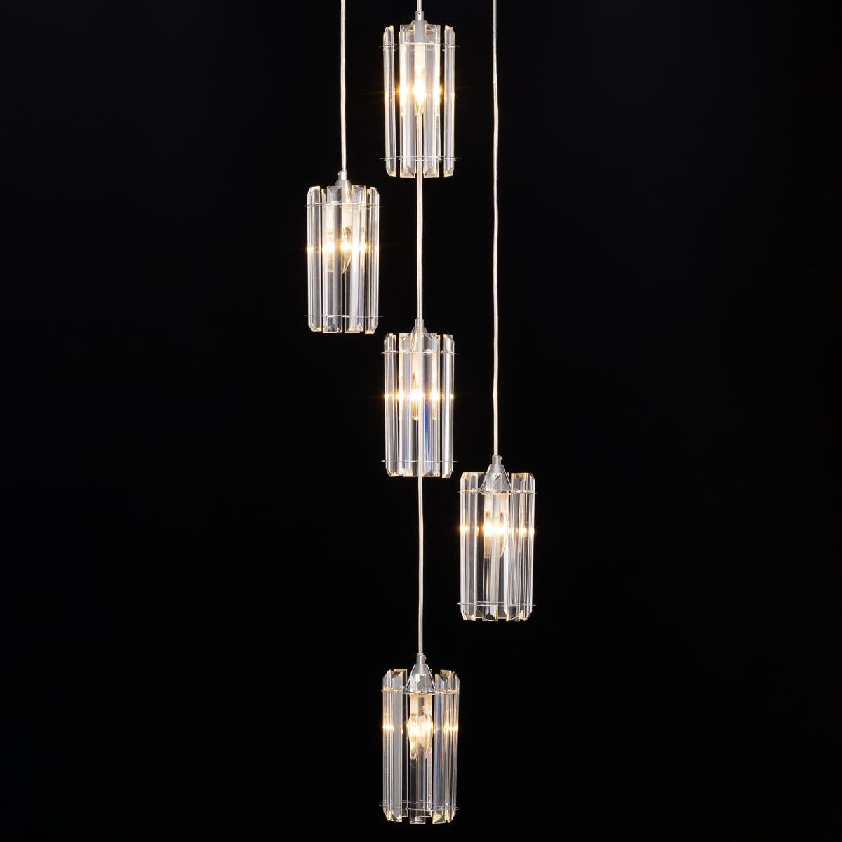 каскадная люстра citilux джейн cl306051
