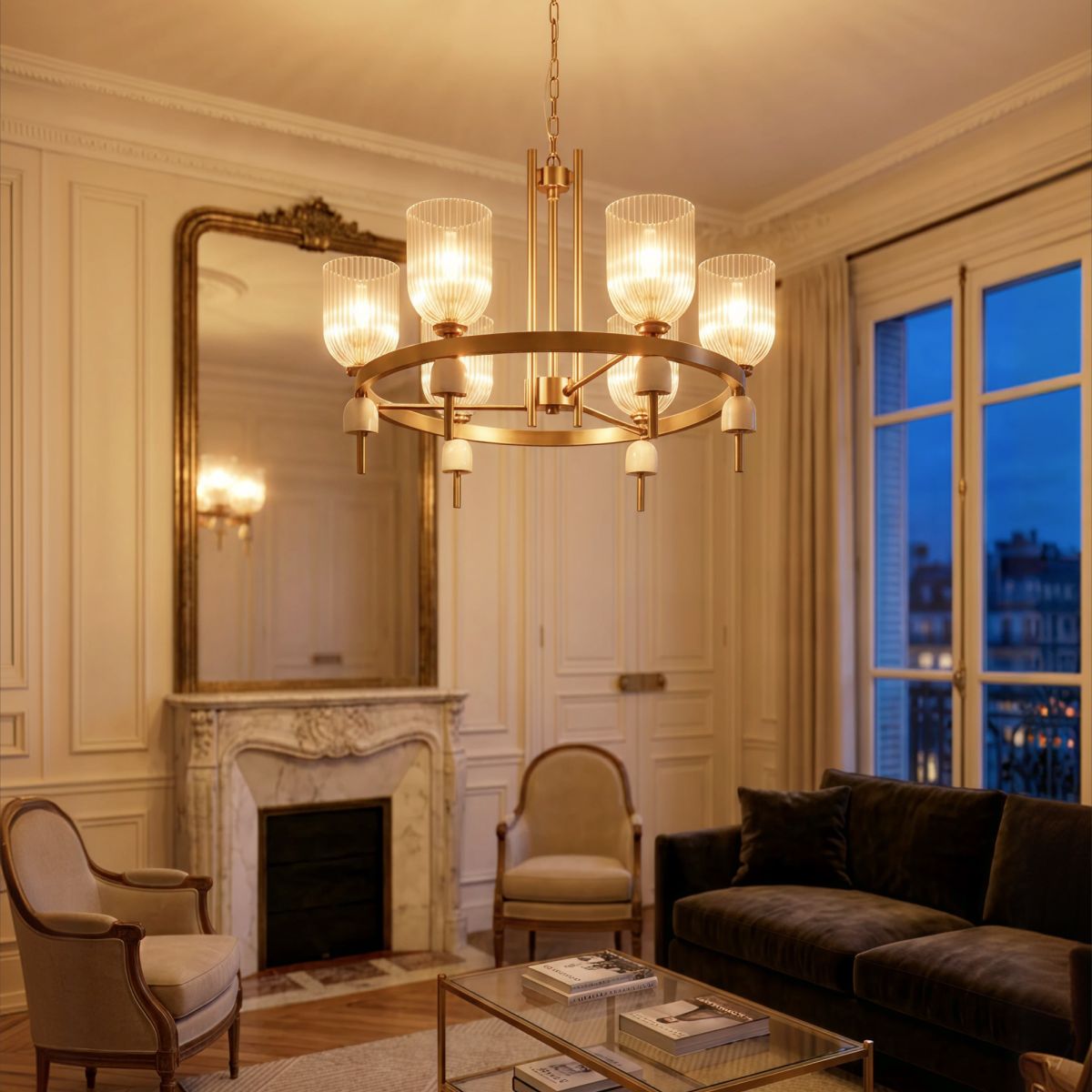 подвесная люстра citilux carson cl255163