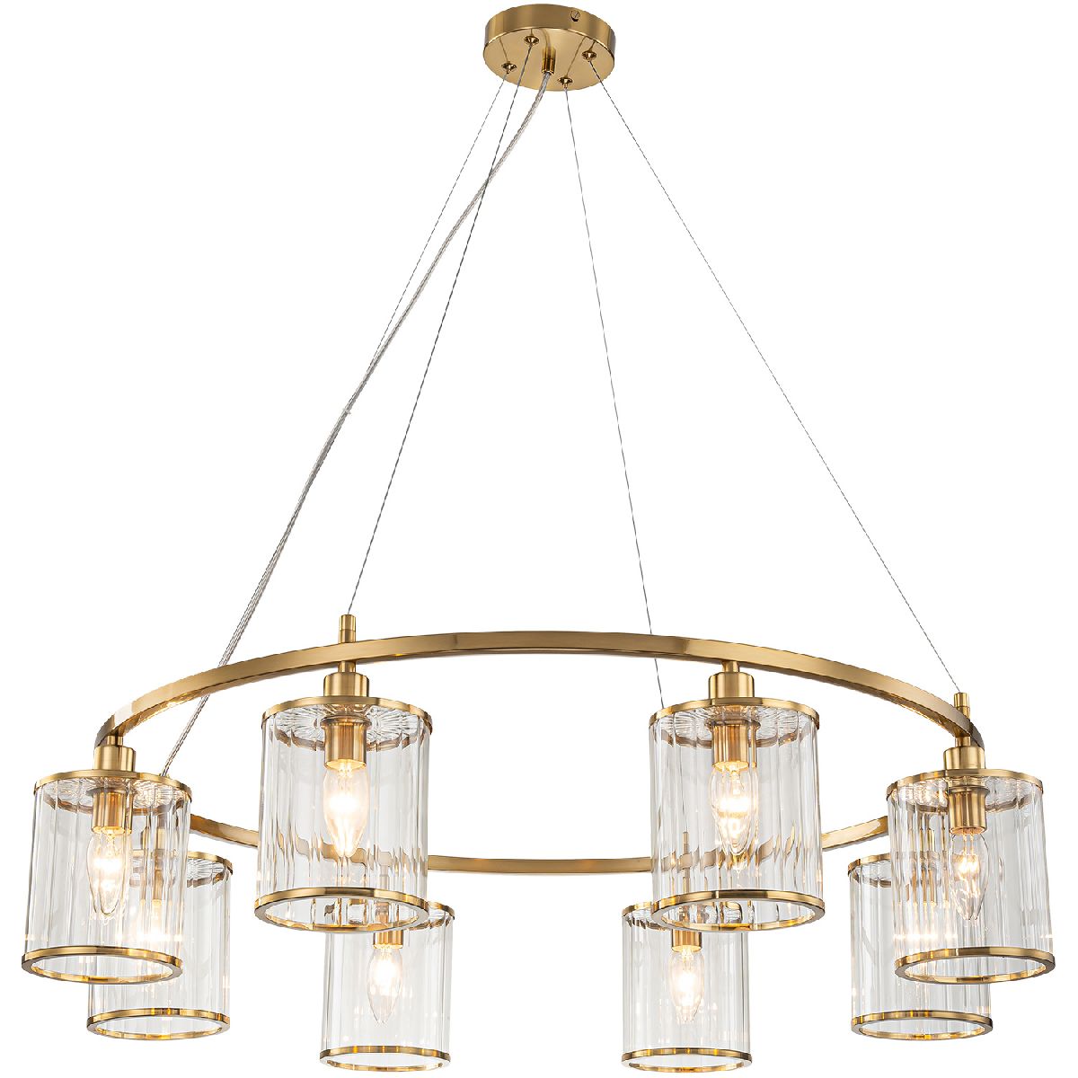 подвесная люстра illumico il0182-8p-79 copper