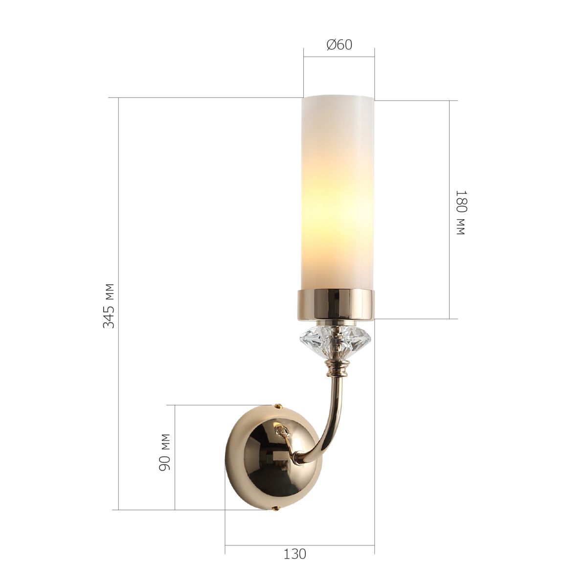 бра st luce элегра sl1402.251.01