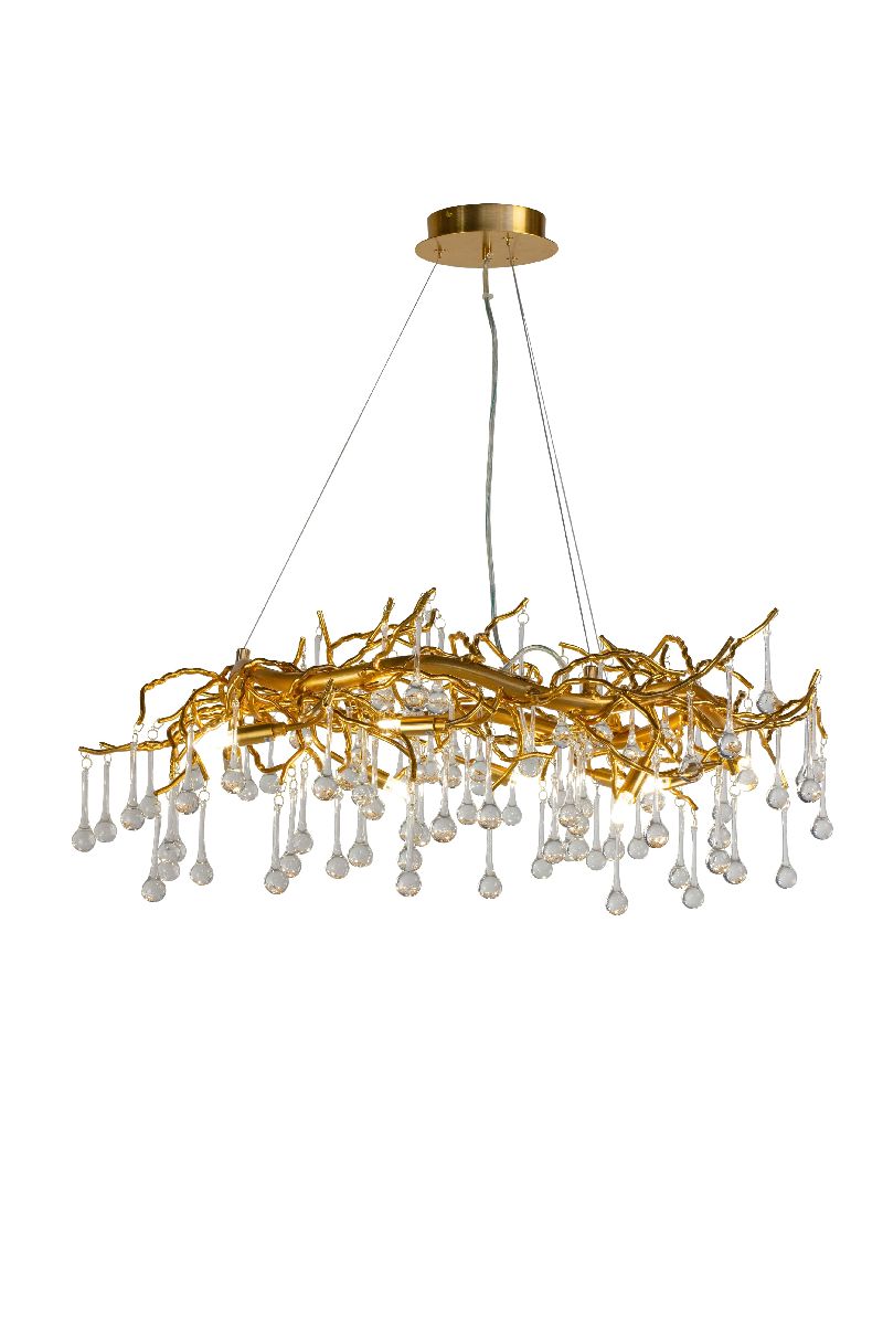 подвесная люстра am group tear d900