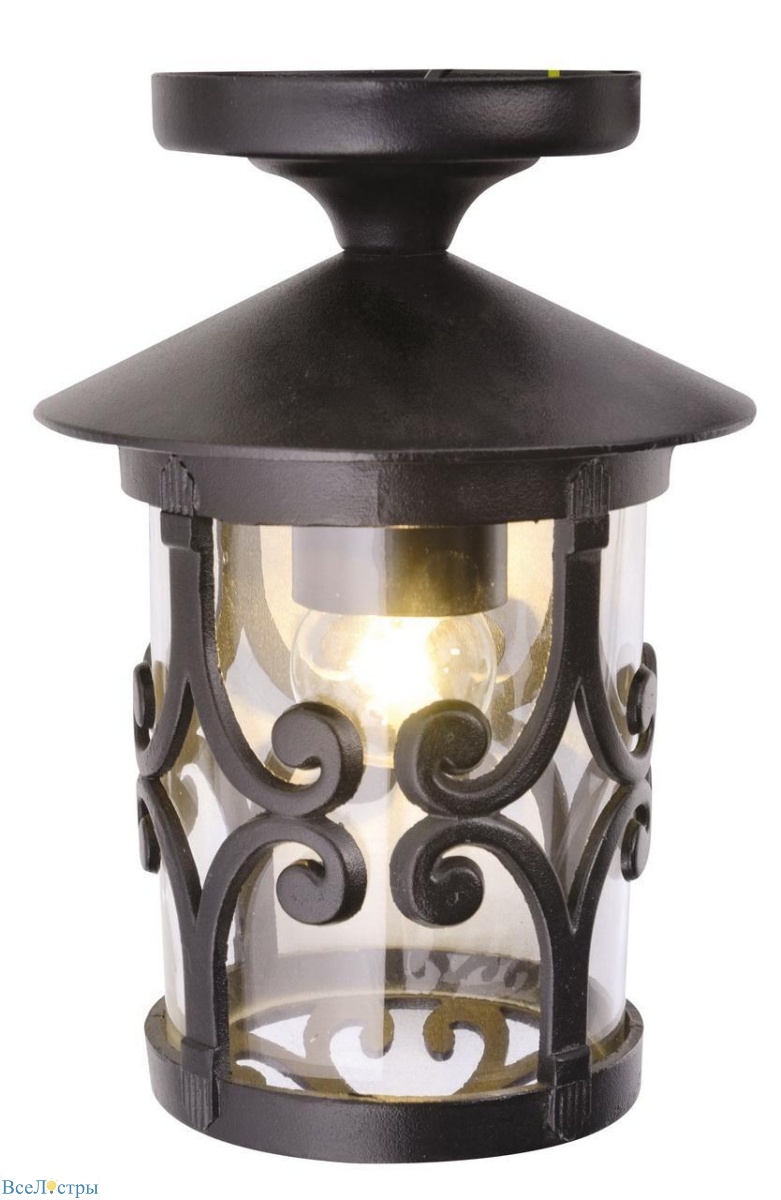 уличный потолочный светильник arte lamp persia a1453pf-1bk